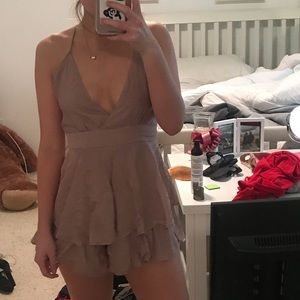 hello molly blush colored romper